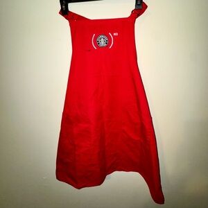 Vintage Starbucks Coffee (Red) Holiday Christmas Apron